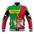 Personalised Saint Kitts and Nevis Baseball Jacket Coat Of Arms Style - Wonder Print Shop