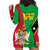 Personalised Saint Kitts and Nevis Hoodie Dress Coat Of Arms Style - Wonder Print Shop