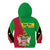 Personalised Saint Kitts and Nevis Kid Hoodie Coat Of Arms Style - Wonder Print Shop
