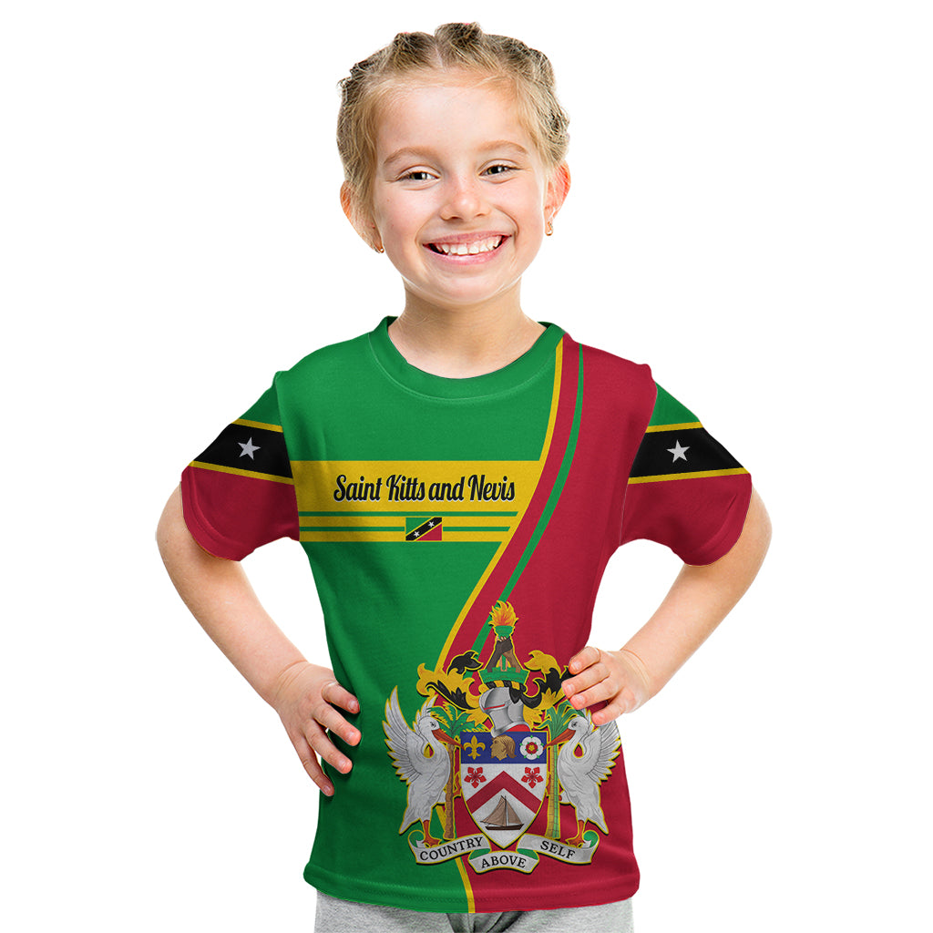 personalised-saint-kitts-and-nevis-kid-t-shirt-coat-of-arms-style