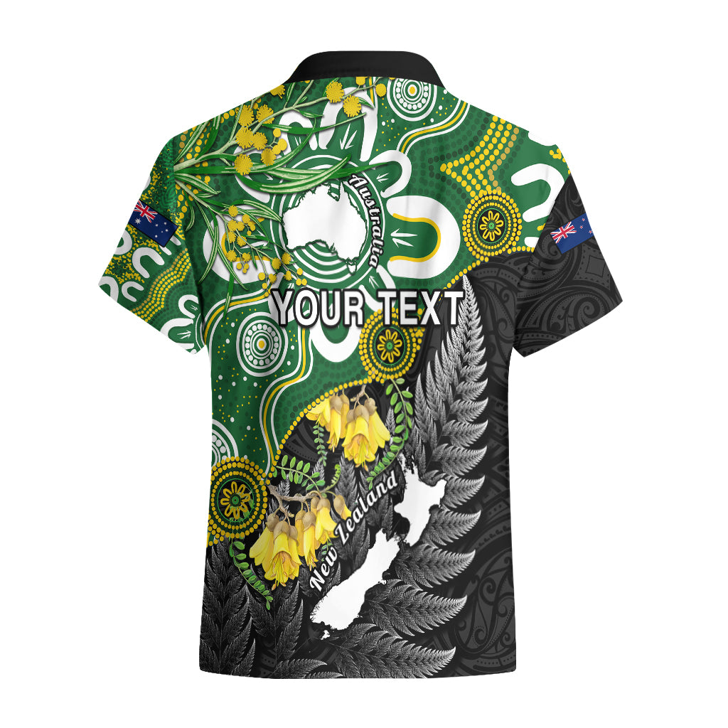 Personalised New Zealand And Australia Hawaiian Shirt Aboriginal Mix Aotearoa Maori Unique Style - Wonder Print Shop