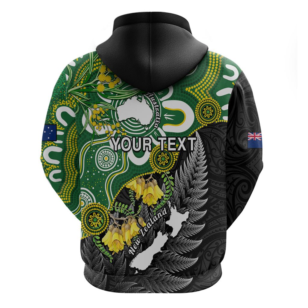 Custom New Zealand And Australia Hoodie Aboriginal Mix Aotearoa Maori Unique Style - Wonder Print Shop
