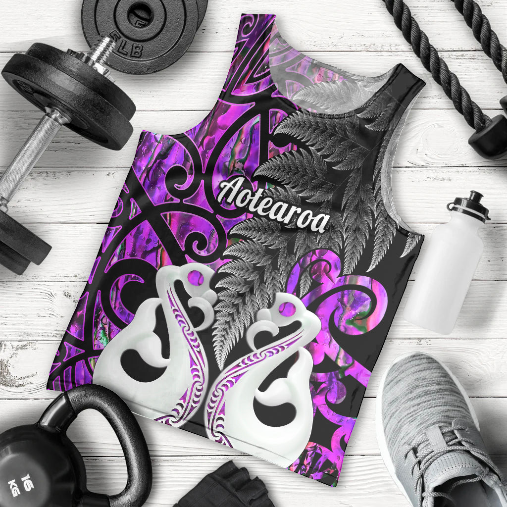 personalised-new-zealand-men-tank-top-te-manaia-mangopare-maori-and-fern-purple-style