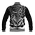 Personalised New Zealand Baseball Jacket Te Manaia Mangopare Maori And Fern Black Style - Wonder Print Shop