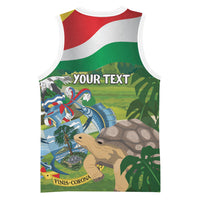 Seychelles National Day Personalized Basketball Jersey 50 Years Anniversary Lendepandans Sesel