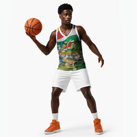 Seychelles National Day Personalized Basketball Jersey 50 Years Anniversary Lendepandans Sesel