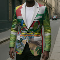 Seychelles National Day Personalized Blazer 50 Years Anniversary Lendepandans Sesel