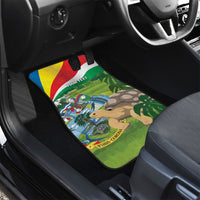 Seychelles National Day Personalized Car Mats 50 Years Anniversary Lendepandans Sesel