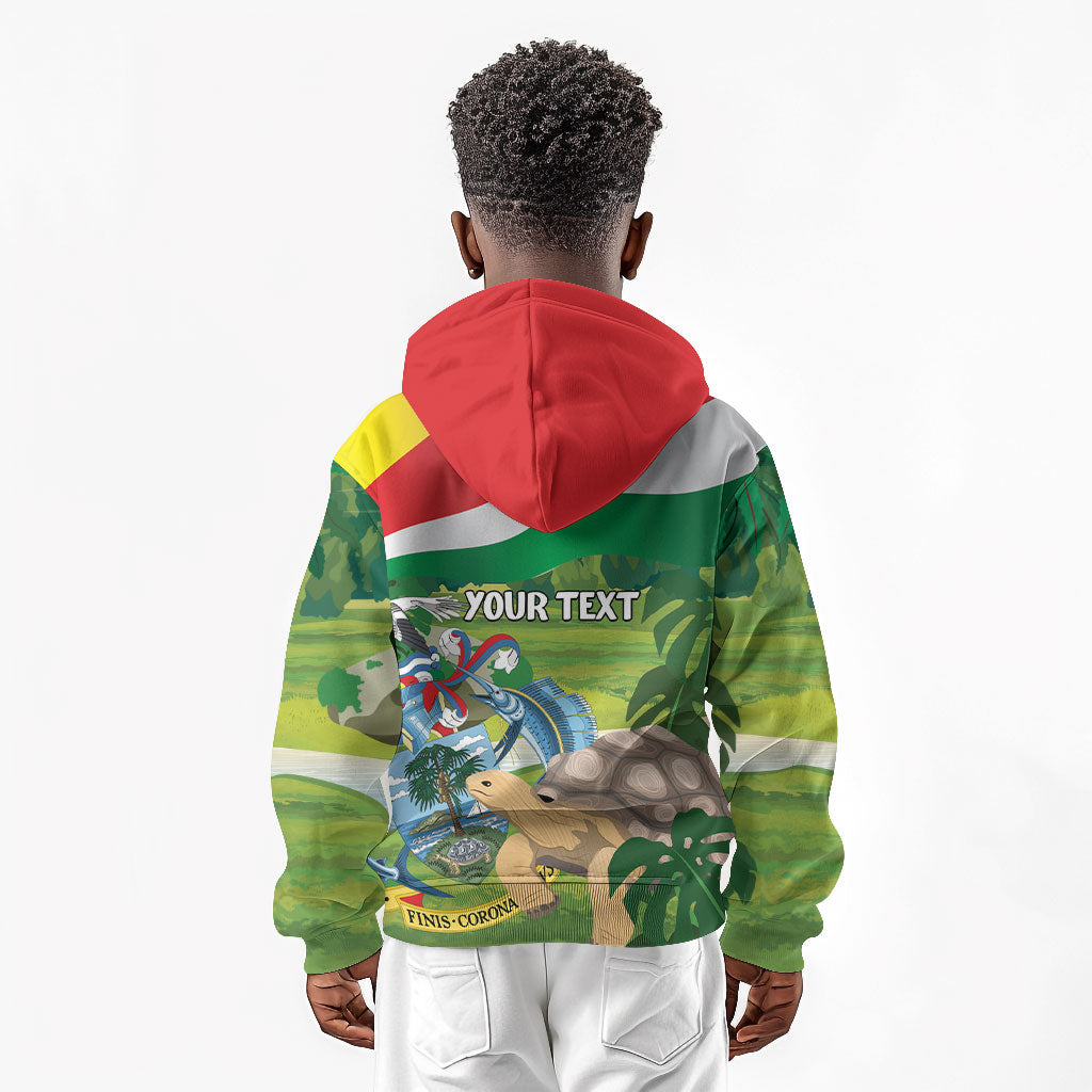 Seychelles National Day Personalized Kid Hoodie 50 Years Anniversary Lendepandans Sesel