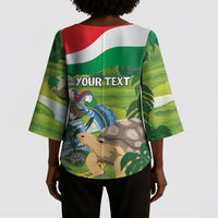 Seychelles National Day Personalized Kimono Sleeve Blouse 50 Years Anniversary Lendepandans Sesel