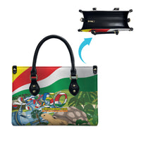 Seychelles National Day Leather Bag 50 Years Anniversary Lendepandans Sesel