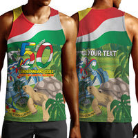 Seychelles National Day Personalized Men Tank Top 50 Years Anniversary Lendepandans Sesel