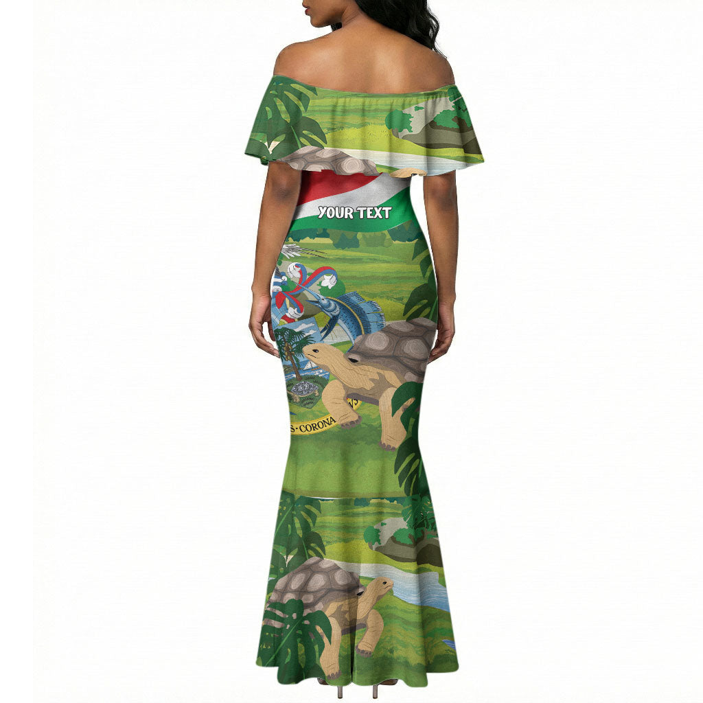 Seychelles National Day Personalized Mermaid Dress 50 Years Anniversary Lendepandans Sesel