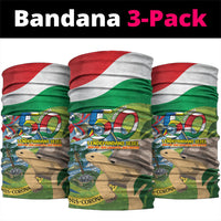 Seychelles National Day Neck Gaiter 50 Years Anniversary Lendepandans Sesel
