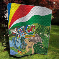 Seychelles National Day Quilt 50 Years Anniversary Lendepandans Sesel