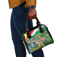 Seychelles National Day Shoulder Handbag 50 Years Anniversary Lendepandans Sesel
