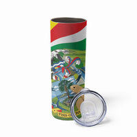 Seychelles National Day Personalized Skinny Tumbler 50 Years Anniversary Lendepandans Sesel