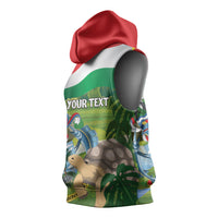 Seychelles National Day Personalized Sleeveless Hoodie 50 Years Anniversary Lendepandans Sesel