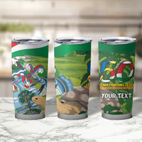 Seychelles National Day Personalized Tumbler Cup 50 Years Anniversary Lendepandans Sesel