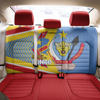 DR Congo Independence Day Back Car Seat Cover Congo-Kinshasa Coat Of Arms Style
