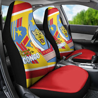 DR Congo Independence Day Car Seat Cover Congo-Kinshasa Coat Of Arms Style