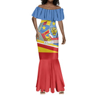DR Congo Independence Day Personalized Mermaid Dress Congo-Kinshasa Coat Of Arms Style