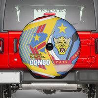 DR Congo Independence Day Spare Tire Cover Congo-Kinshasa Coat Of Arms Style