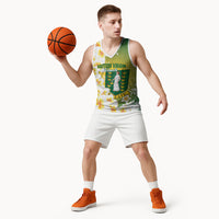 British Virgin Islands Day Personalised Basketball Jersey Vigilate Plumeria Alba Coat Of Arms