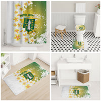 British Virgin Islands Day Bathroom Set Vigilate Plumeria Alba Coat Of Arms