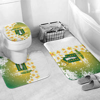 British Virgin Islands Day Bathroom Set Vigilate Plumeria Alba Coat Of Arms