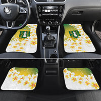 British Virgin Islands Day Personalised Car Mats Vigilate Plumeria Alba Coat Of Arms
