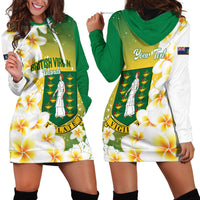 British Virgin Islands Day Personalised Hoodie Dress Vigilate Plumeria Alba Coat Of Arms