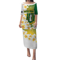 British Virgin Islands Day Personalised Puletasi Vigilate Plumeria Alba Coat Of Arms