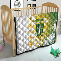 British Virgin Islands Day Quilt Vigilate Plumeria Alba Coat Of Arms