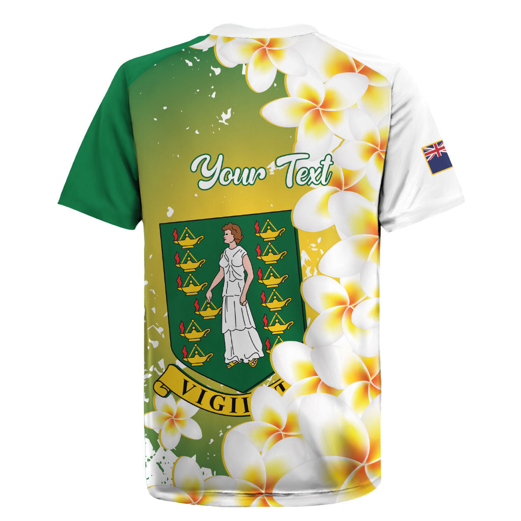 British Virgin Islands Day Personalised Rugby Jersey Vigilate Plumeria Alba Coat Of Arms