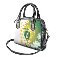 British Virgin Islands Day Shoulder Handbag Vigilate Plumeria Alba Coat Of Arms