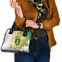 British Virgin Islands Day Shoulder Handbag Vigilate Plumeria Alba Coat Of Arms