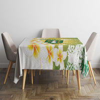 British Virgin Islands Day Tablecloth Vigilate Plumeria Alba Coat Of Arms