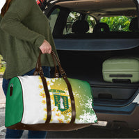 British Virgin Islands Day Travel Bag Vigilate Plumeria Alba Coat Of Arms