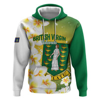 British Virgin Islands Day Personalised Zip Hoodie Vigilate Plumeria Alba Coat Of Arms