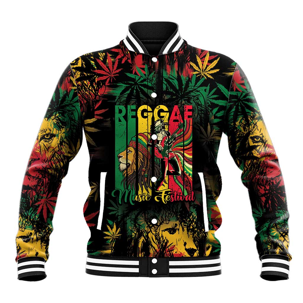 Jamaica Reggae Festival Baseball Jacket One Love Rastafari Culture - Wonder Print Shop