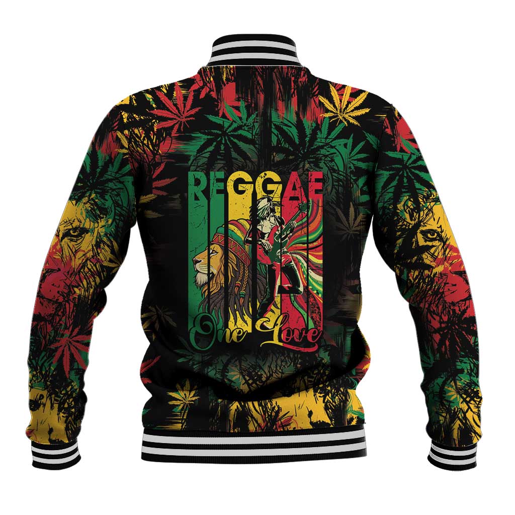 Jamaica Reggae Festival Baseball Jacket One Love Rastafari Culture - Wonder Print Shop