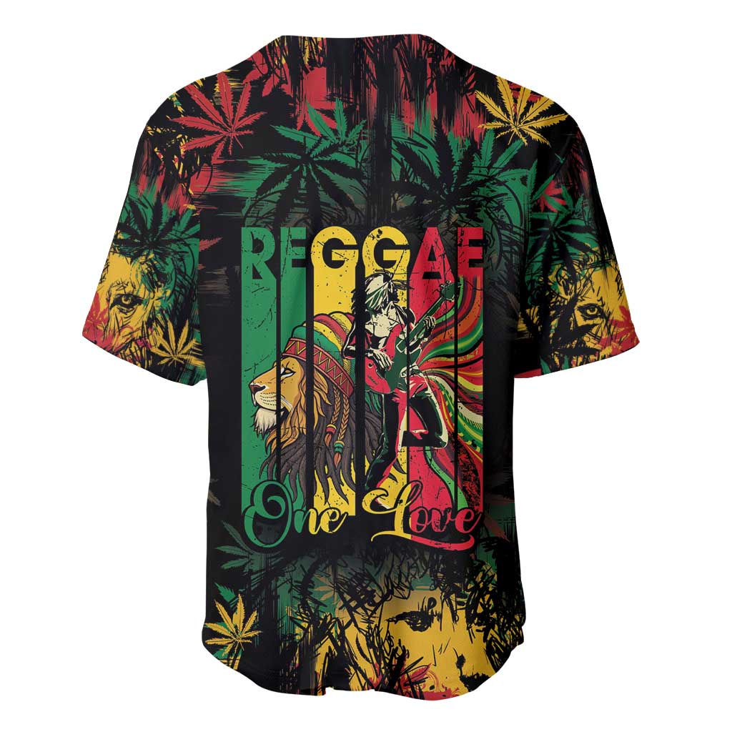 Jamaica Reggae Festival Baseball Jersey One Love Rastafari Culture - Wonder Print Shop