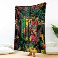 Jamaica Reggae Festival Blanket One Love Rastafari Culture - Wonder Print Shop