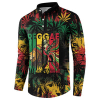 Jamaica Reggae Festival Button Sweatshirt One Love Rastafari Culture - Wonder Print Shop