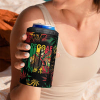 Jamaica Reggae Festival 4 in 1 Can Cooler Tumbler One Love Rastafari Culture - Wonder Print Shop