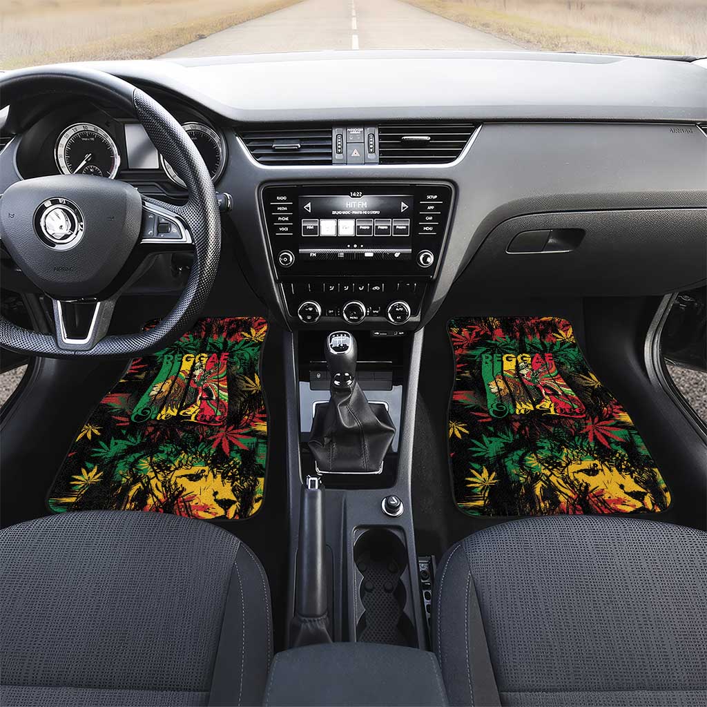 Jamaica Reggae Festival Car Mats One Love Rastafari Culture - Wonder Print Shop
