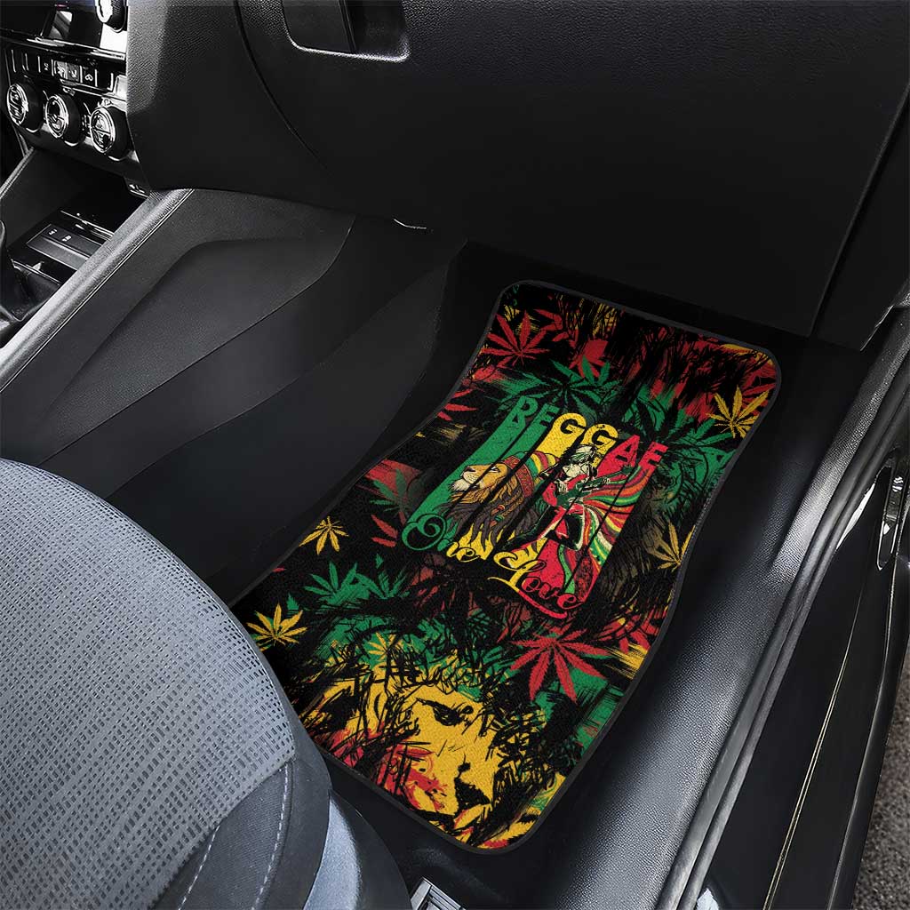 Jamaica Reggae Festival Car Mats One Love Rastafari Culture - Wonder Print Shop