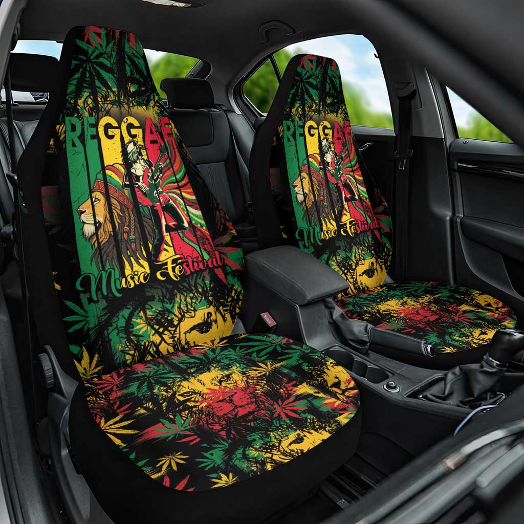 Jamaica Reggae Festival Car Seat Cover One Love Rastafari Culture - Wonder Print Shop