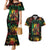 Jamaica Reggae Festival Couples Matching Mermaid Dress and Hawaiian Shirt One Love Rastafari Culture - Wonder Print Shop